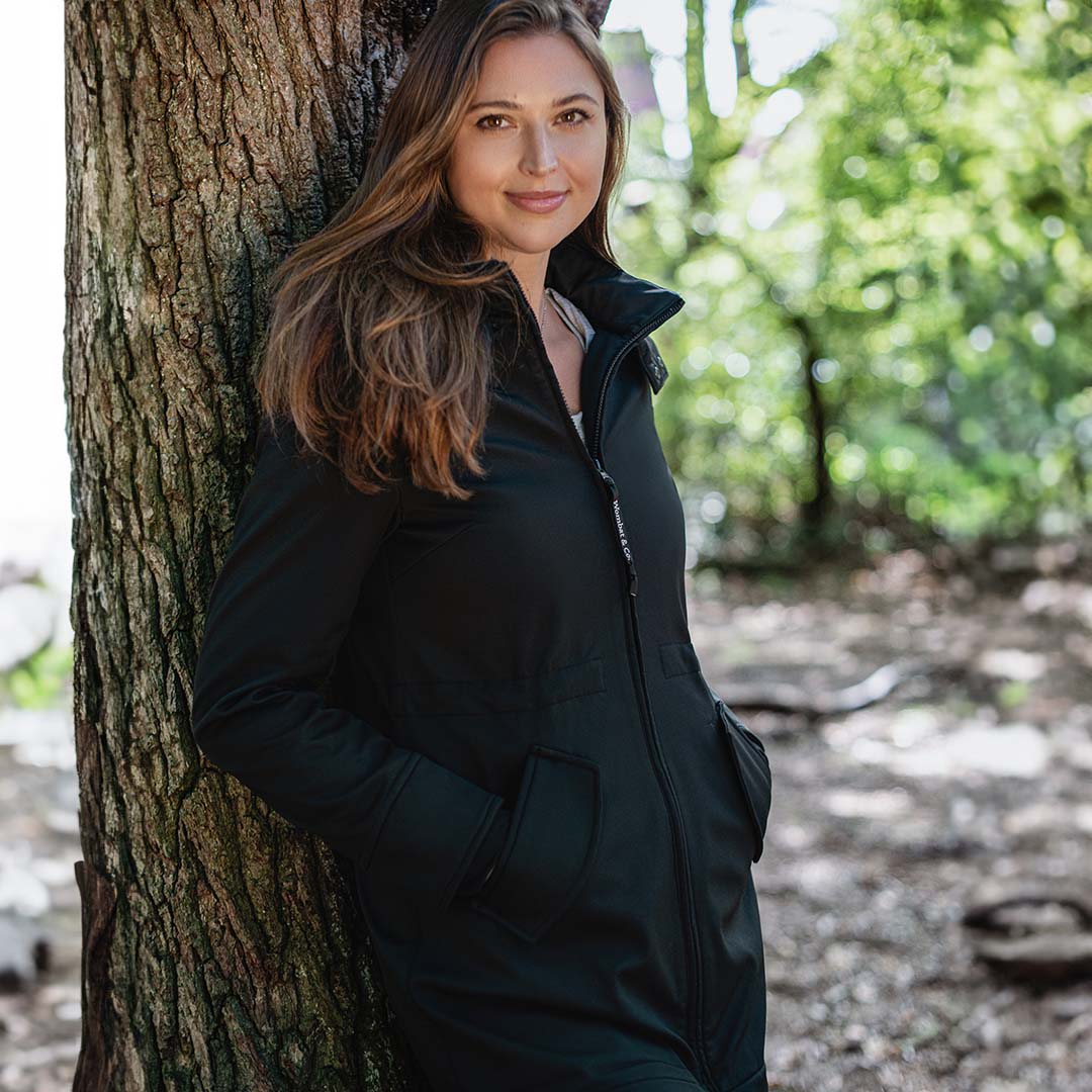Wombat London Shell Baby Carrier Coat - Black