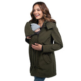 Wombat & Co London Shell Babywearing Coat - Camo Green