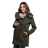 Wombat & Co London Shell Babywearing Coat - Camo Green
