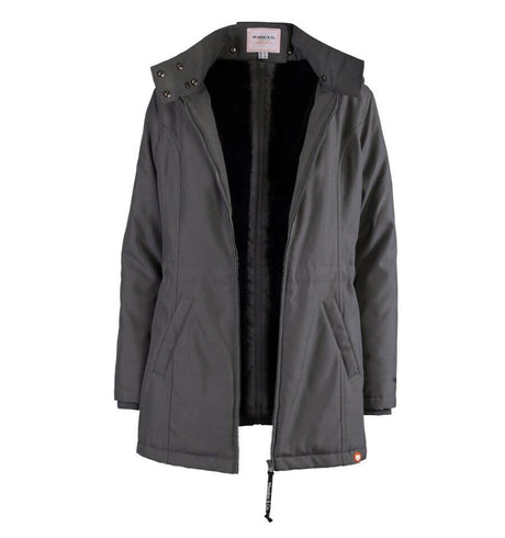 Wombat & Co. London - Wallaby Babywearing Coat - Grey & Black, stylish and functional maternity coat | Babymaxi