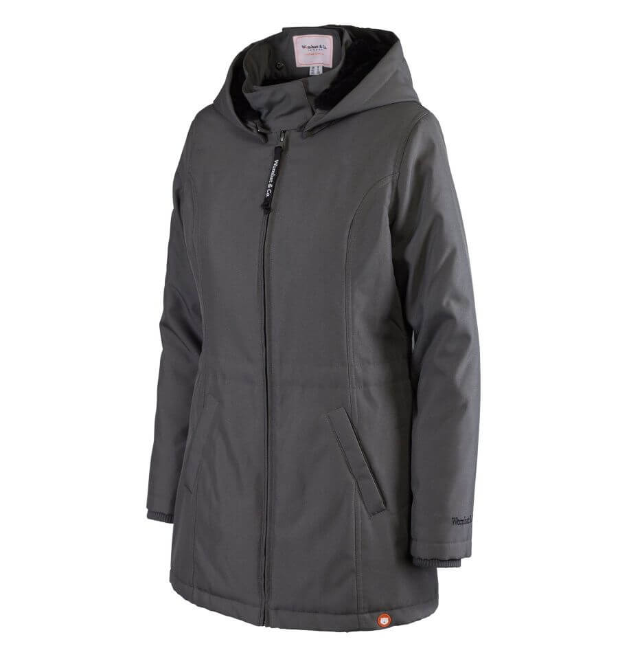 Babywearing jacket: Wombat & Co. London - Wallaby - Grey & Black