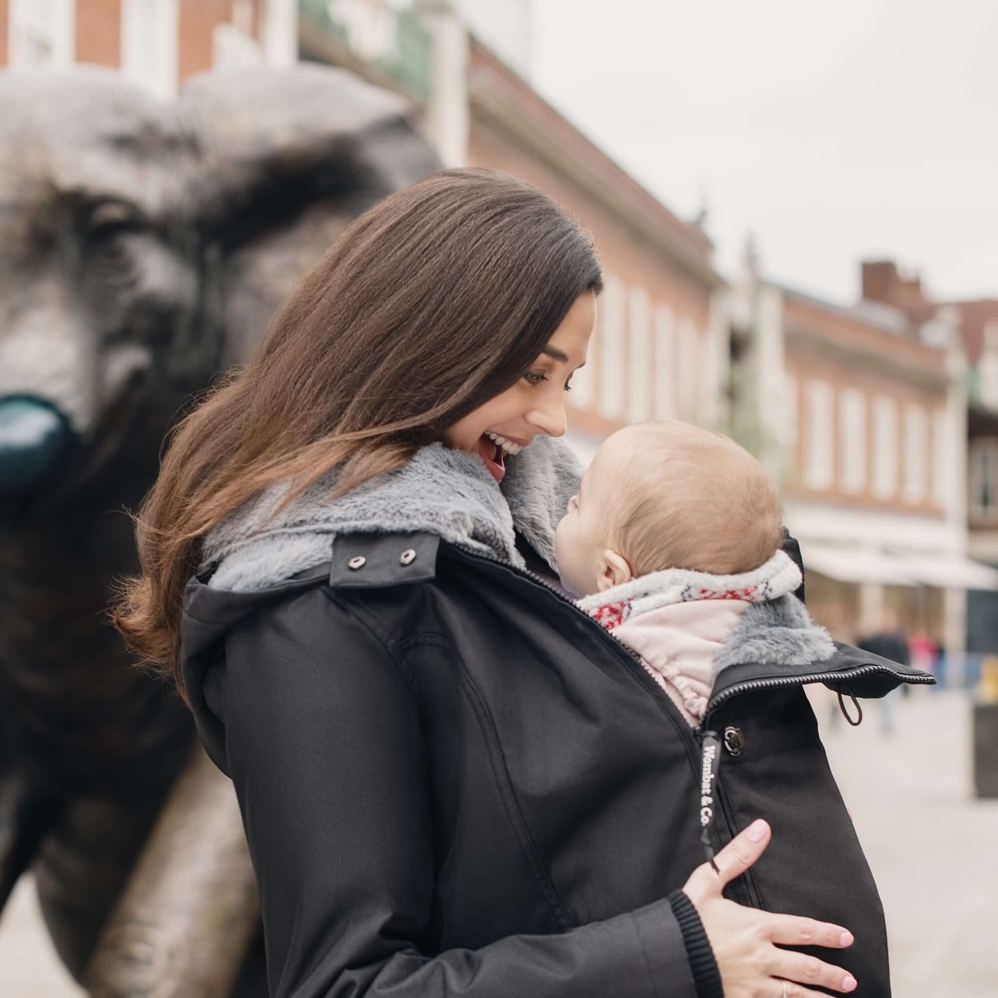 Babywearing jacket: Wombat & Co. London - Wallaby – Black