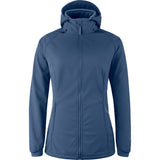 Mamalila Softshell Babywearing Jacket Allrounder Fit Navy, front view for solo wear