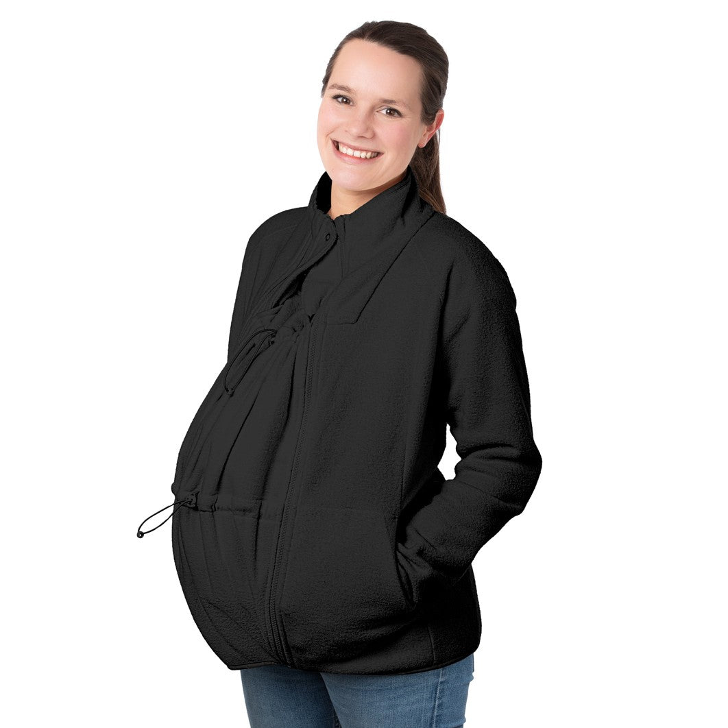 Mamalila Basel Portabebés Chaqueta de forro polar – Off White