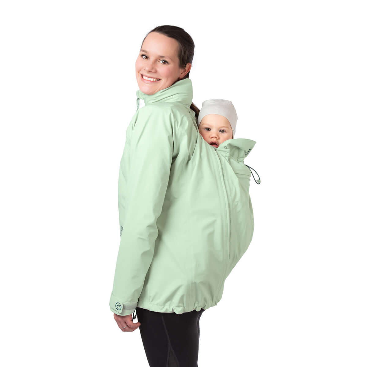 Babywearing jacket: Mamalila Explorer - Mint | Babymaxi
