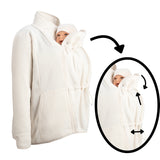 Mamalila Basel Baby Carrier Fleece Jacket – Off White