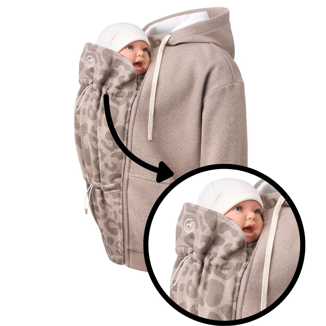 Mamalila Babywearing Hoodie London - Sand