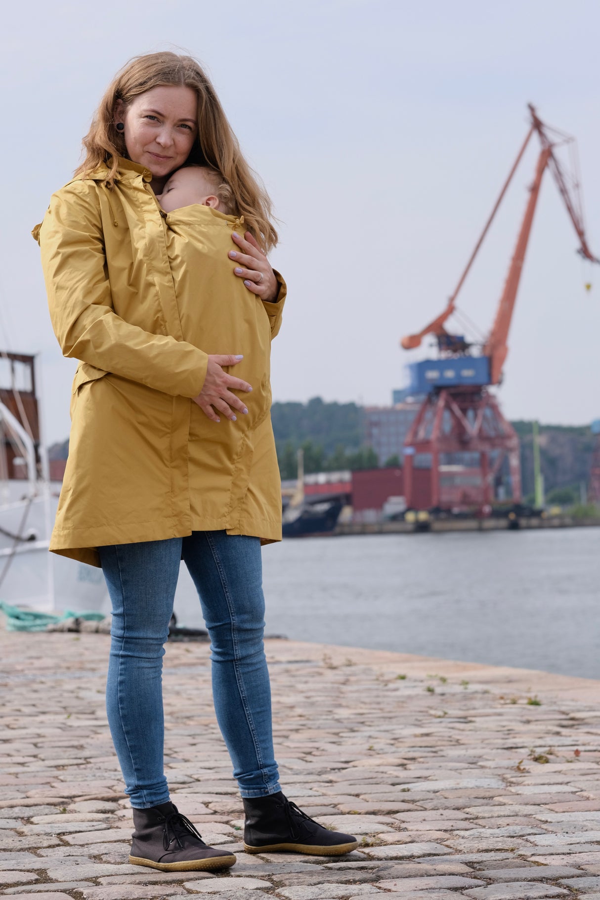 Mamalila Dublin Babywearing Coat – Mustard