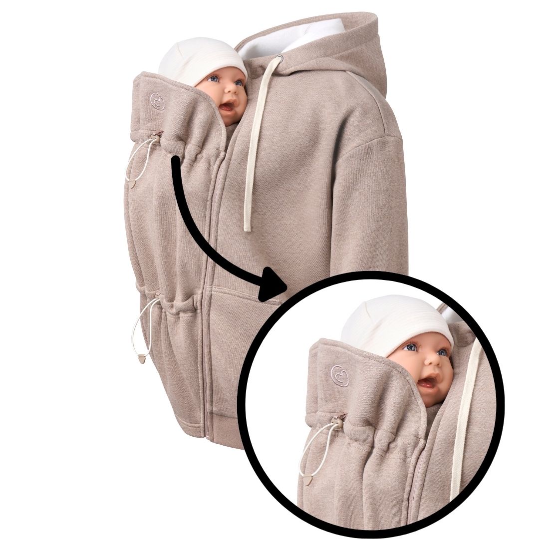 Mamalila Babywearing Hoodie London - Sand